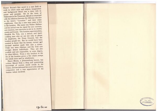 Episode – Harry Bloom secondhand book