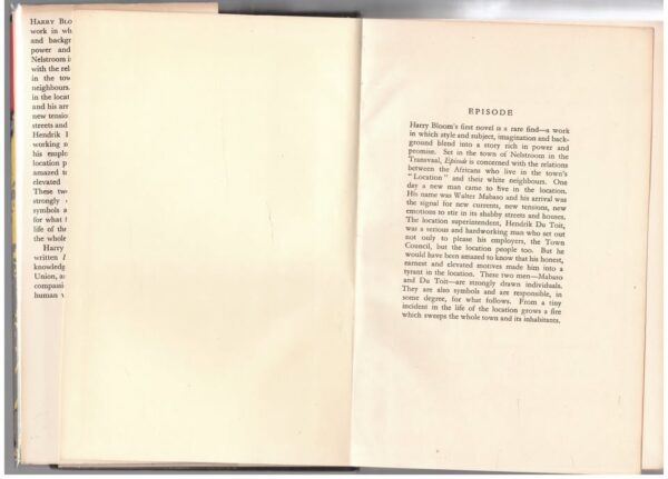 Episode – Harry Bloom secondhand book