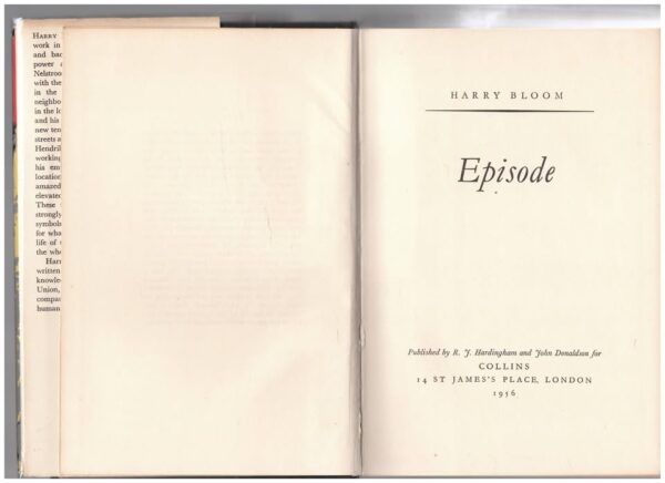 Episode – Harry Bloom secondhand book