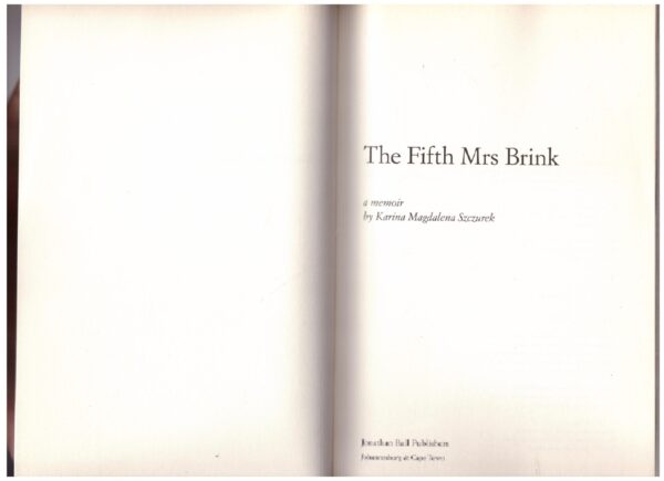 The Fifth Mrs Brink - Karina M. Szczurek