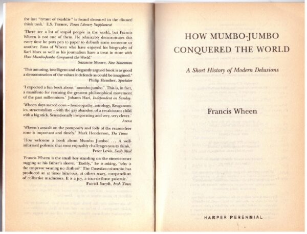 How Mumbo-Jumbo Conquered The World – Francis Wheen secondhand book