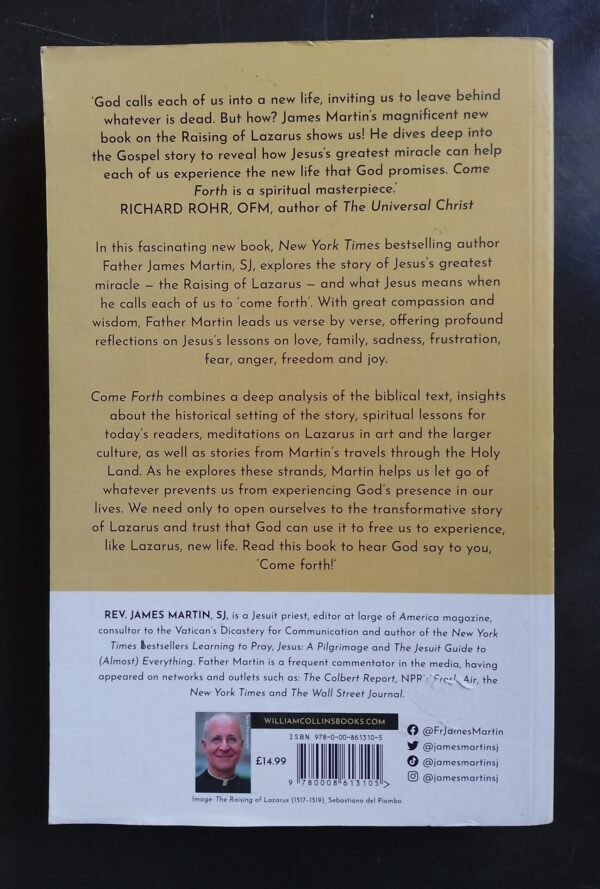 Come Forth – James Martin secondhand book