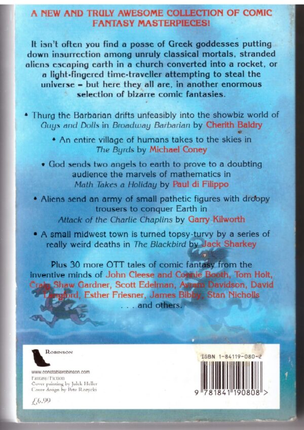 The Mammoth Book Of Awesome Comic Fantasy - Mike Ashley
