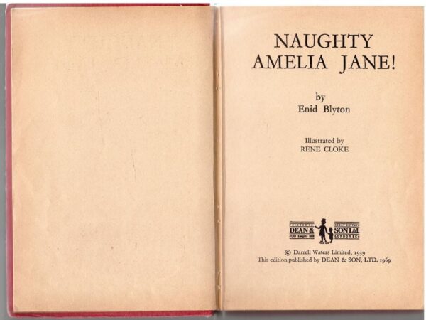 Naughty Amelia Jane! — Enid Blyton secondhand book