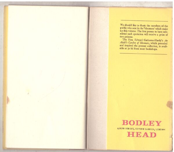 A New Garden Of Bloomers secondhand book