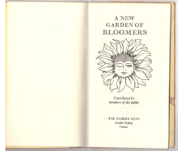 A New Garden Of Bloomers secondhand book