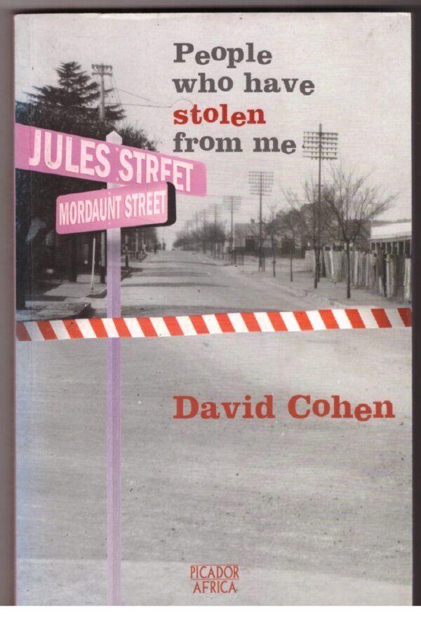 People Who Have Stolen From Me – David Cohen secondhand book