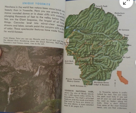 Yosemite National Park Guide (Vintage 1970) - Douglass H. Hubbard