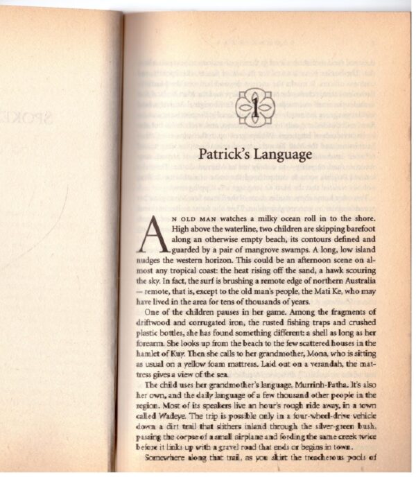 Spoken Here: Travel Among Threatened Languages – Mark Abley secondhand book