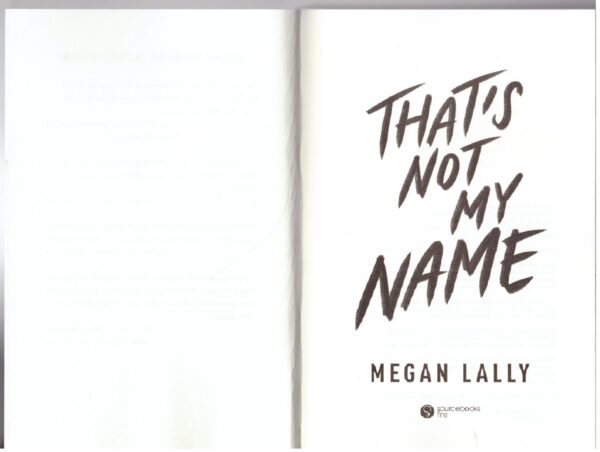 That's Not My Name - Megan Lally