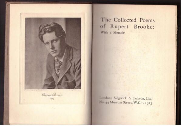 The Collected Poems: With A Memoir – Edward Marsh secondhand book