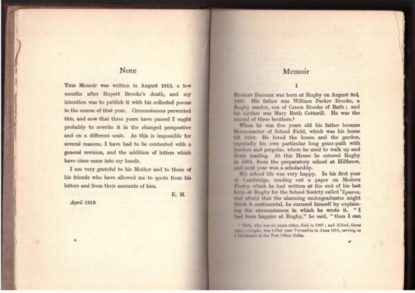 The Collected Poems: With A Memoir – Edward Marsh secondhand book