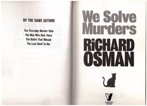 We Solve Murders - Richard Osman