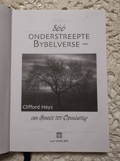 366 Onderstreepte Bybelverse – Clifford Heys secondhand book