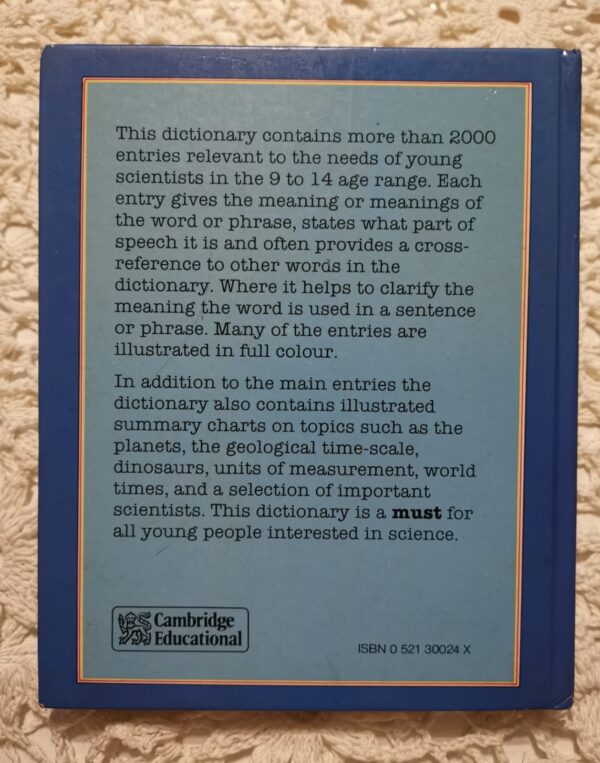 Cambridge Illustrated Dictionary For Young Scientists - Jeanne Stone