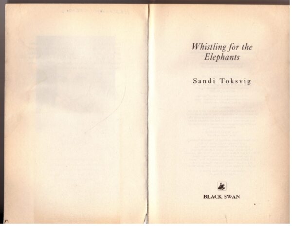 Whistling For The Elephants - Sandi Toksvig