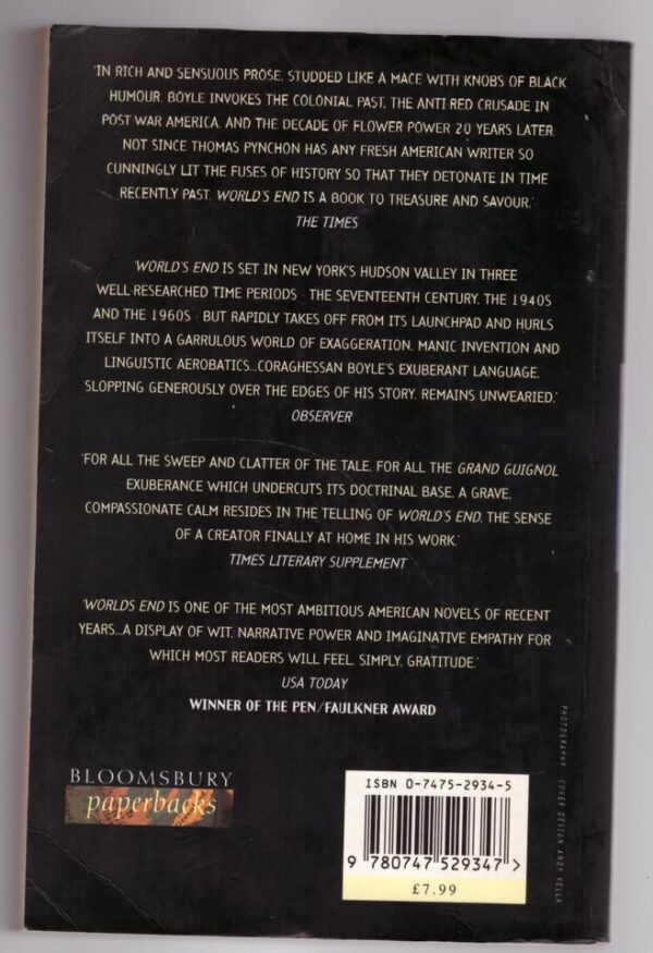 World’s End – T Coraghessan Boyle secondhand book