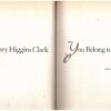 You Belong To Me — Mary Higgins Clark secondhand book