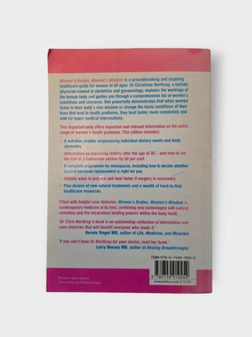 Women’s Bodies, Women’s Wisdom – Christiane Northrup secondhand book