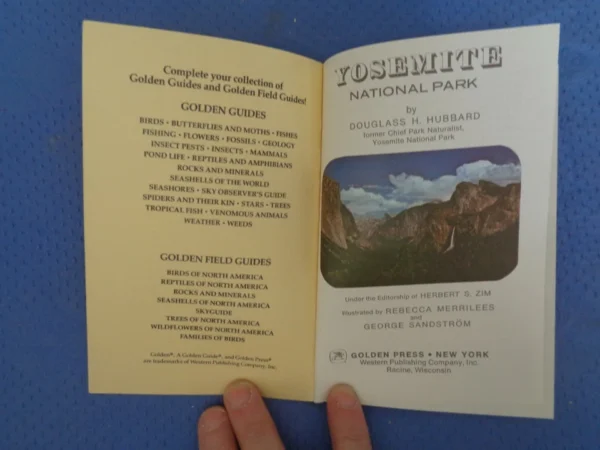Yosemite National Park Guide (Vintage 1970) - Douglass H. Hubbard