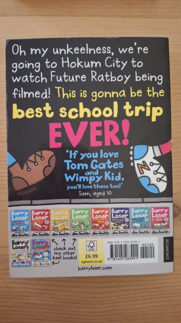 Barry Loser And The Worst School Trip Ever – Jim Smith secondhand book