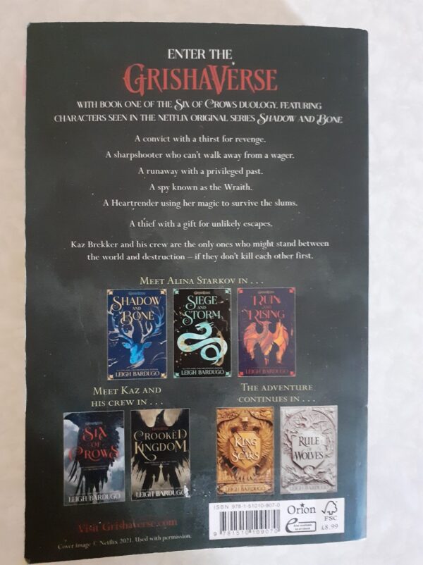 Six Of Crows – Leigh Bardugo secondhand book