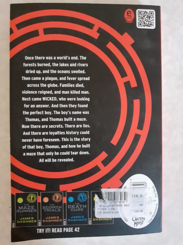 20231203_171648 The Fever Code – James Dashner secondhand book