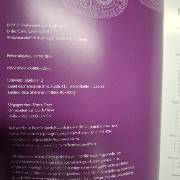 Afrikamasutra – Ilse Carla Groenewald secondhand book
