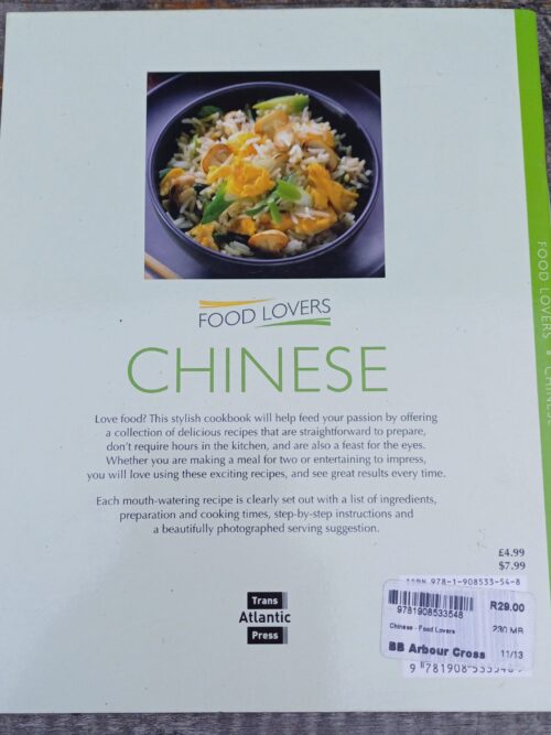 Food Lovers: Chinese – Rene Chan secondhand book
