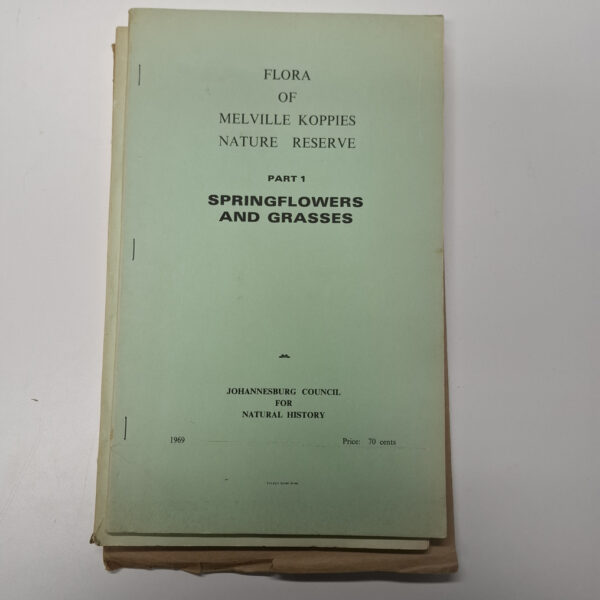 Flora Of Melville Koppies Nature Reserve (2 Volumes) secondhand book