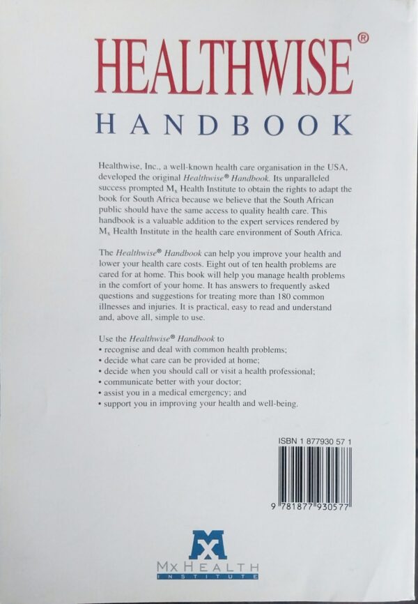 Healthwise Handbook: A Self-Care Manual For You - MX Health Institute