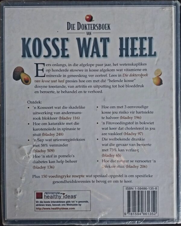 Die Doktersboek Van Kosse Wat Heel – Selene Yeager secondhand book