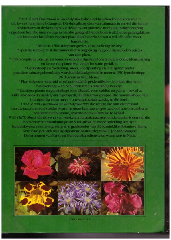 Die A-Z Van Tuinmaak In Suid-Afrika -- W. G. Sheat