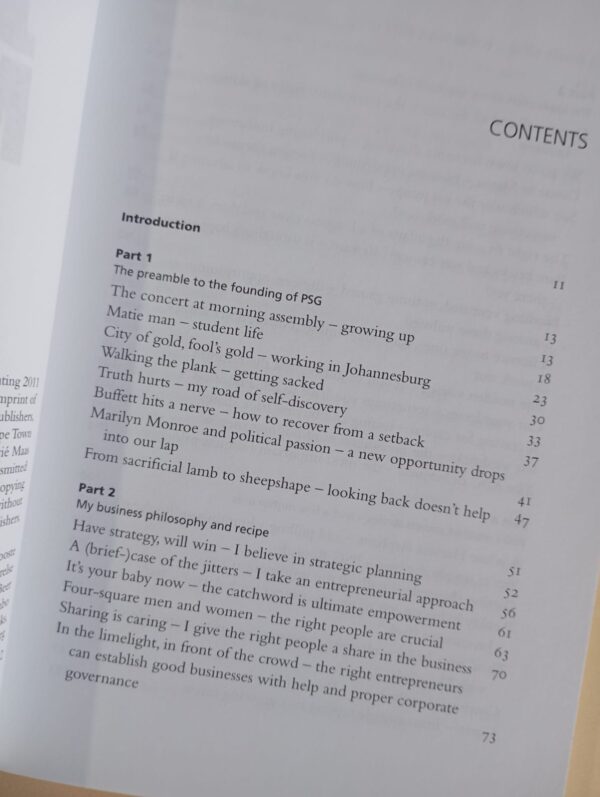 And Then They Fired Me – Jannie Mouton secondhand book