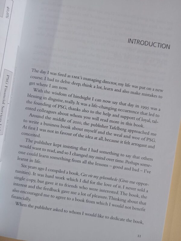 And Then They Fired Me – Jannie Mouton secondhand book