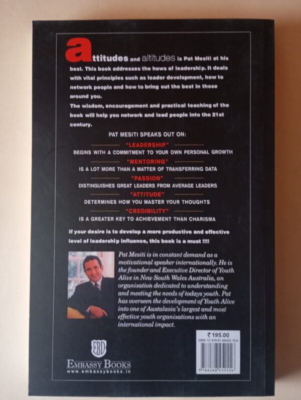 Attitudes And Altitudes – Pat Mesiti secondhand book