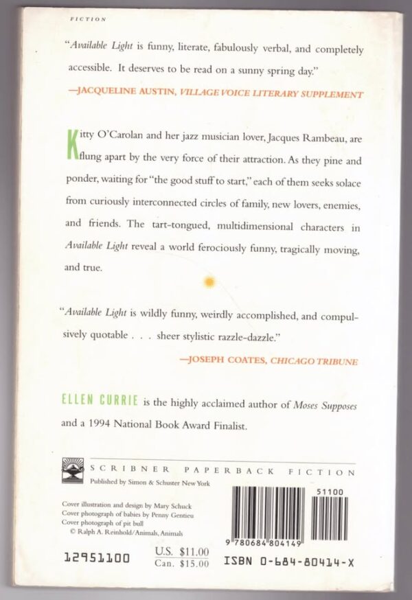 Available Light2 Available Light — Ellen Currie secondhand book