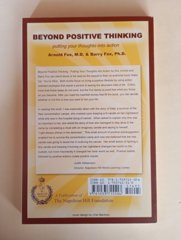 Beyond Positive Thinking – A. Fox, B Fox secondhand book