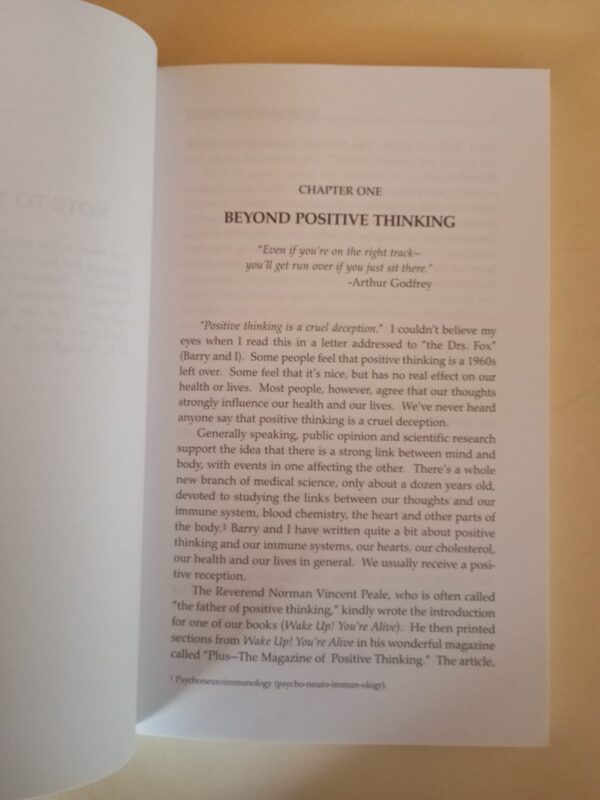 Beyond Positive Thinking – A. Fox, B Fox secondhand book
