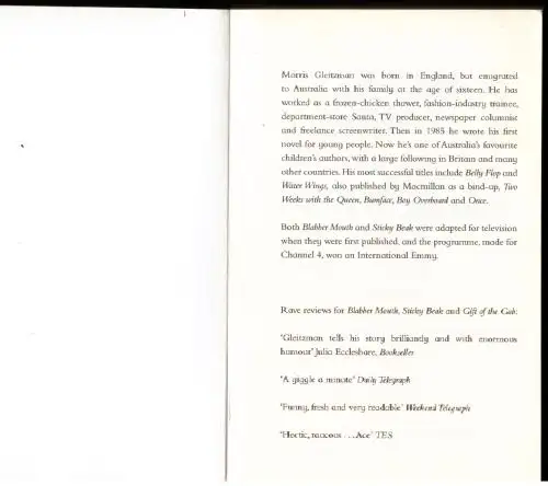 The Blabber Mouth Collection — Morris Gleitzman secondhand book