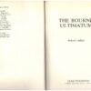 The Bourne Ultimatum -- Robert Ludlum