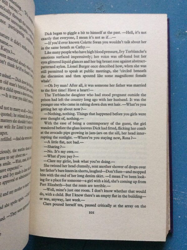 Burger’s Daughter – Nadine Gordimer secondhand book