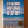 Creating Your Own Destiny – Patrick Snow secondhand book
