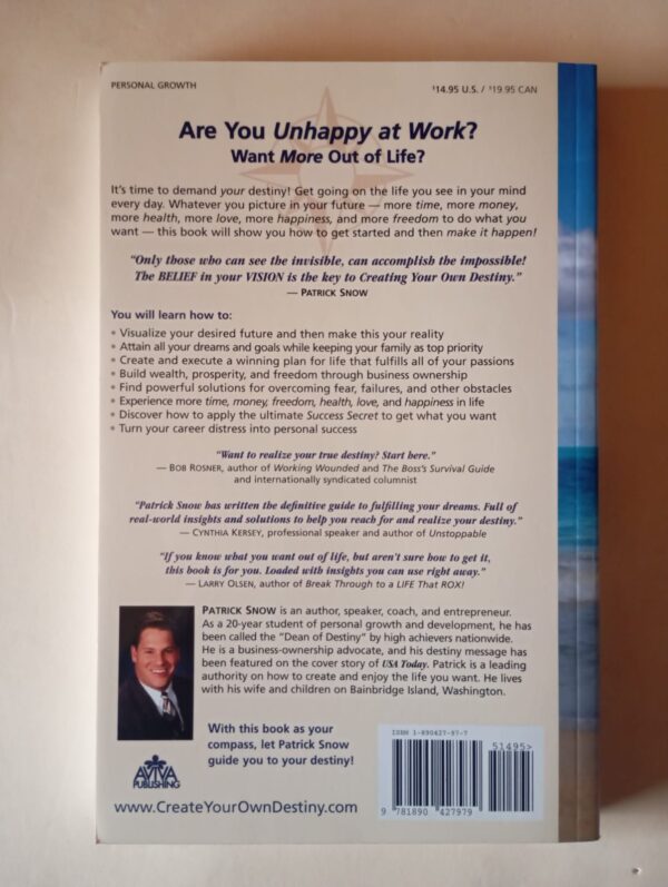 Creating Your Own Destiny – Patrick Snow secondhand book