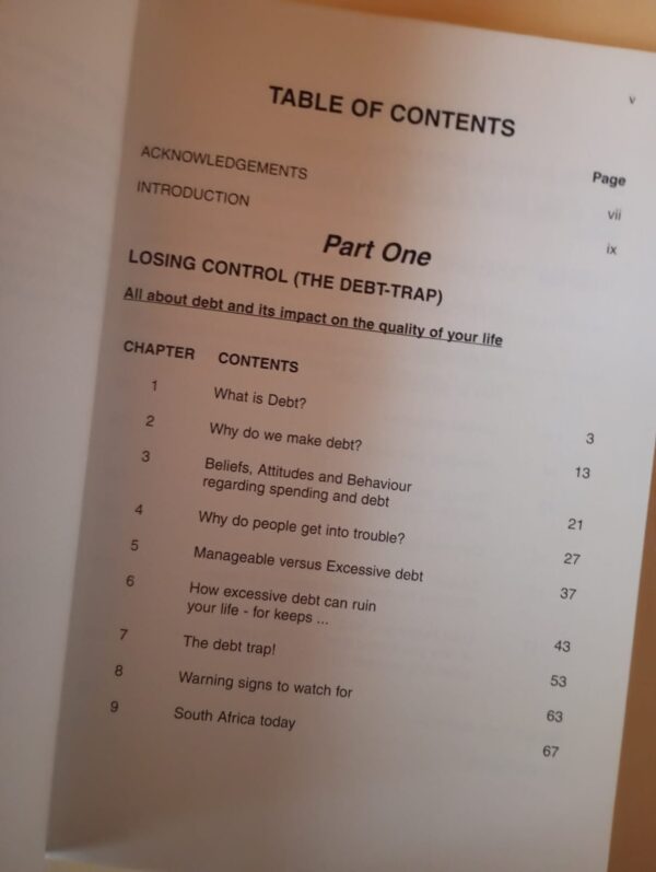 Debt-Trap Or Debt-Free – Danie Vorster secondhand book