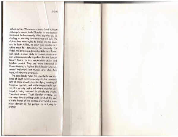 Divide The Night – Wessel Ebersohn secondhand book