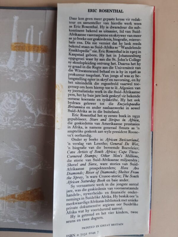 Ensiklopedie Van Suidelike Afrika – Eric Rosenthal secondhand book