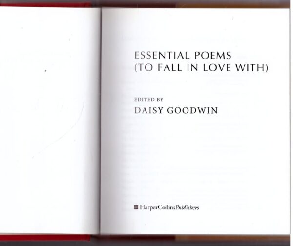 Essential Poems (To Fall in Love With) — Daisy Goodwin secondhand book