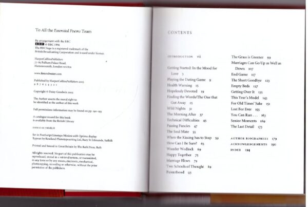 Essential Poems (To Fall in Love With) — Daisy Goodwin secondhand book
