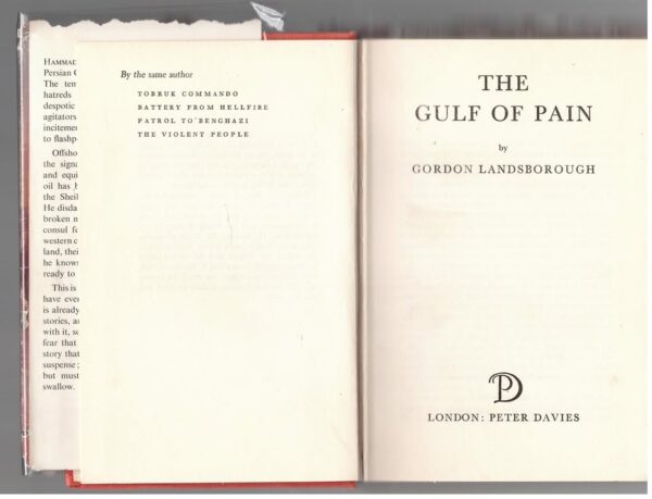 Gulf of Pain6 The Gulf Of Pain — Gordon Landsborough secondhand book